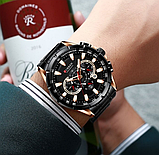 Сталевий класичний годинник із металевим ремінцем, Сталевий наручний годинник, фото 7