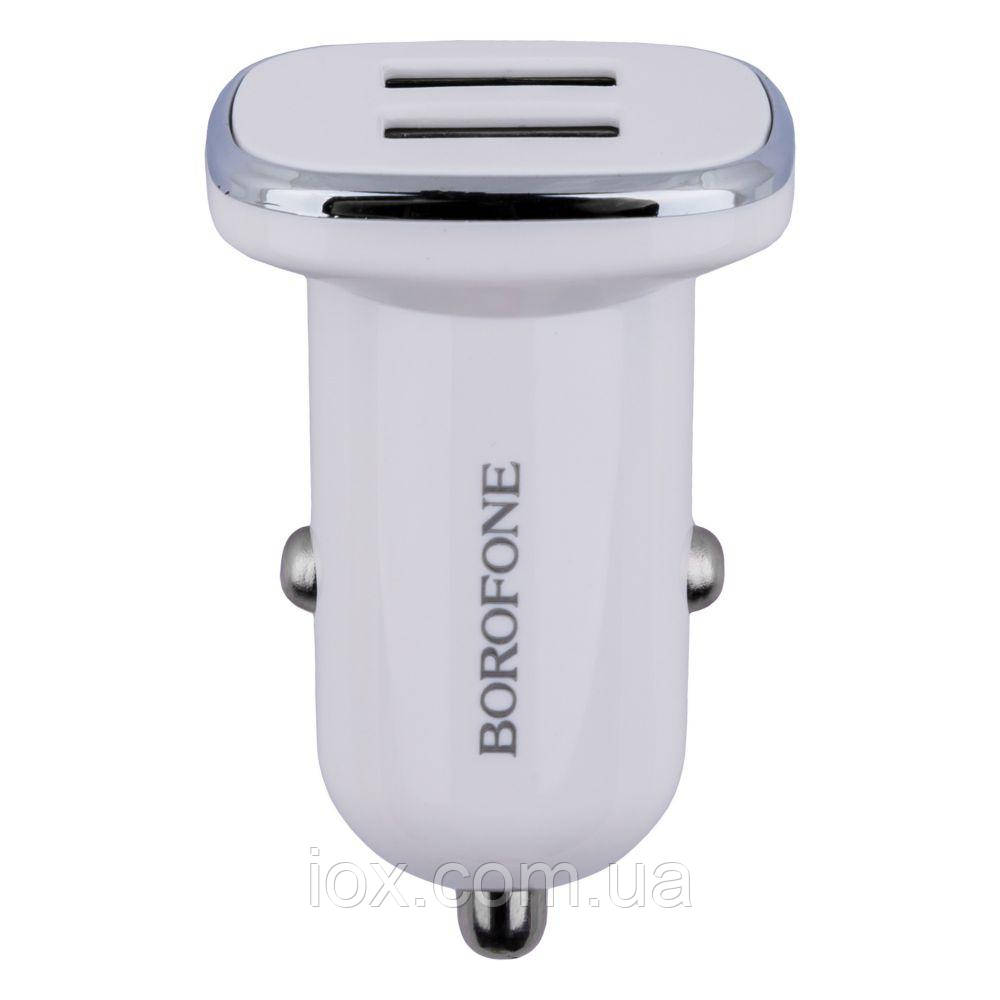 Автомобільний Зарядний Пристрій Borofone BZ12 2.4A Micro 2 USB