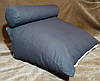 Трикутна подушка з валиком під шию і кишенькою, з наволочкою в комплекті., фото 10