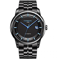 Чоловічий механічний годинник з автоподзаводом, Годинник металеві чорні