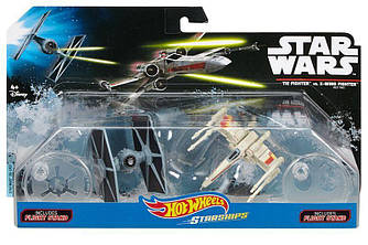 Hot Wheels Star Wars Starship TIE Fighter vs. X-Wing з 2 зорельотів із Зоряні війни Mattel CGW91