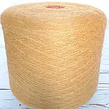 Пряжа Кидмохер 70%, шовк 30%, Manifattura Sesia,Жовтий, фото 3