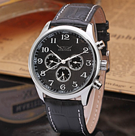 Годинник класичний чоловічий на шкіряному ремінці, Стрелочний годинник з автопідзаводом