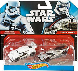 Hot Wheels Star Wars Stormtrooper VS. Captain Phasmaколекційні автомобілі з Зоряні війни Mattel CLK35