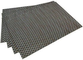 Набір 4 сервірувальних килимка Fissman Cyprian-646 прямокутні 45х30см, пвх