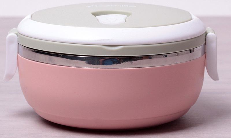 Ланч-бокс Kamille Food Box 1 емкость 700мл, 16.5х15х8см