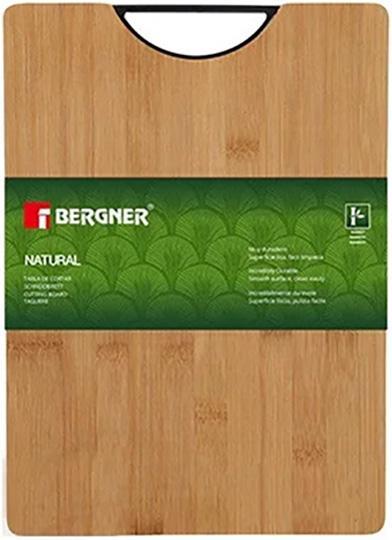Дошка обробна Bergner Natural Line 35х25х3см бамбукова