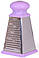 Терка 4-х гранна Fissman Meotida Pyramida 21см з пластиковою ручкою, фото 3