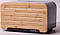 Хлібниця Kamille Breadbasket Steel&Bamboo 35х20см з нержавіючої сталі, фото 3