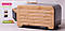 Хлібниця Kamille Breadbasket Steel&Bamboo 35х20см з нержавіючої сталі, фото 6