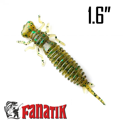 LARVA 1.6" (40 мм) 10 шт. Силікон Fanatik 005, фото 1