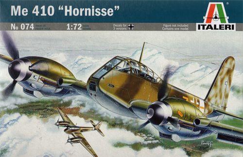 Пластикова модель 1/72 Italeri 074 німецький важкий винищувач Messerschmitt Me 410 ''Hornisse'', фото 1