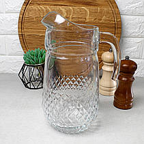 Глечик скляний без кришки Pasabahce "Вальс" 1,25 л (43474), фото 5