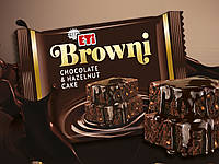 Шоколадно-ореховый торт Брауни, ETI BROWNI Czekolate&Hazelnut 200г