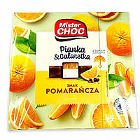 Конфеты со вкусом Апельсина Pianka&Galaretka Mister CHOC Pomarancza 420г Германия
