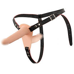 Страпон з вібро Vibrating Double Strap-On