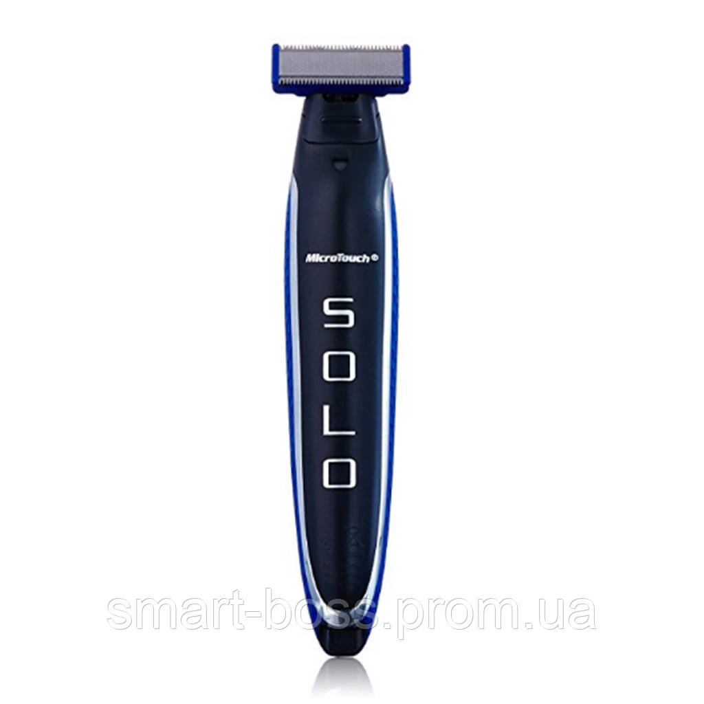 Триммер для волос MICRO TOUCH Solo аккумуляторный , трімер для бороди та щетини, AS - фото 4 - id-p1573981932