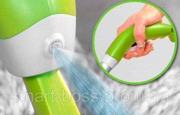 Умная швабра 3 в 1 с распылителем Healthy Spray Mop Deluxe, насадка микрофибра, AS - фото 5 - id-p1573981943