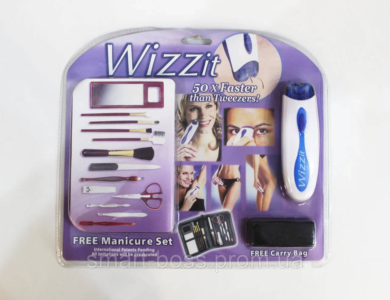 Эпилятор My Twizze с набором для маникюра и макияжа, для удаления волос на ногах, руках, подмышках, AS - фото 3 - id-p1573982064