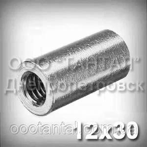 Гайка-подовжувач М12х30 art.9070 оцинкована кругла