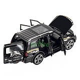 Машинка Mitsubishi Pajero моделька іграшка металева колекційна 16 см Чорний (59413), фото 5