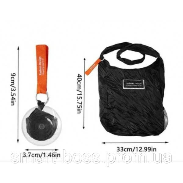 Складная компактная сумка-шоппер Shopping bag to roll up WN04200 - фото 5 - id-p1573982380