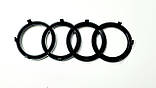 Емблема решітки радіатора Audi A4 2004-2009 чорний глянець, фото 2