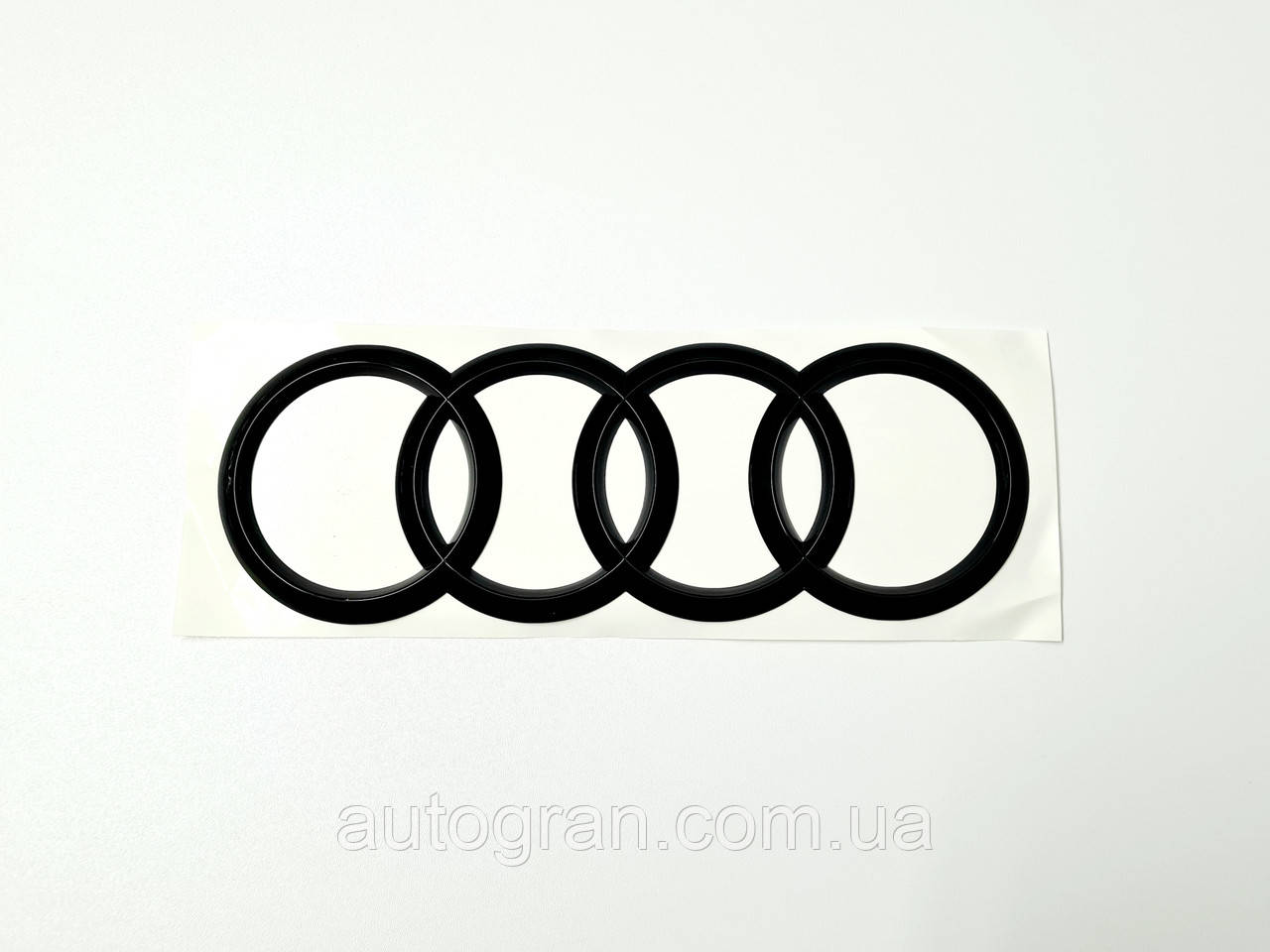 Емблема багажника кільця Audi Q7 2016- Чорна