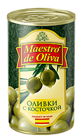 Оливки Maestro de Oliva с косточкой 280 гр