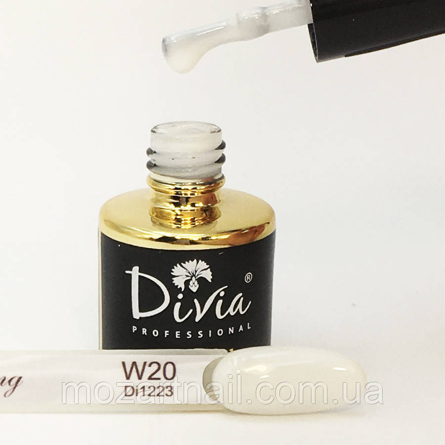Гель-лак Divia "Wedding/Наречена" Di1223 (W20), 8 мл