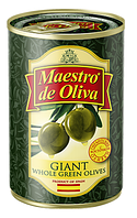 Оливки Гигантские Maestro de Oliva с косточкой 420 гр