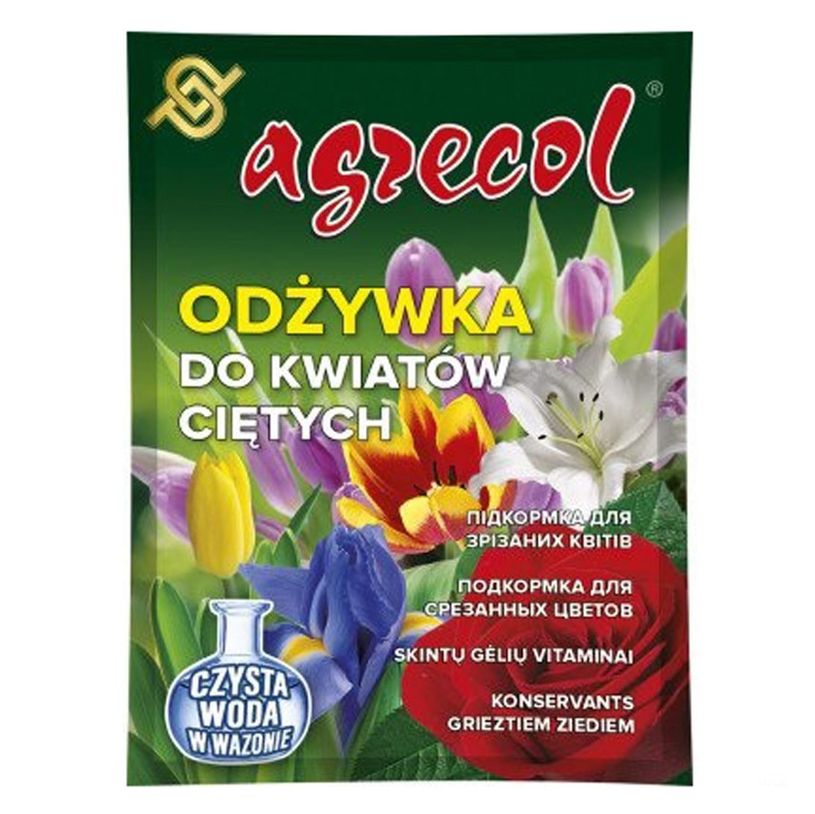 Подкормка для срезанных цветов AGRECOL упаковка 40шт*5г - фото 2 - id-p1574022138