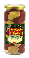 Оливки ассорти Мансанилья и Каламата Spanish style Maestro de Oliva 240г