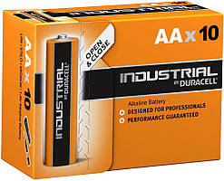 Батарейка Duracell Industrial Alkaline LR6 (АА), лужна, 10 шт (до 2024р.).