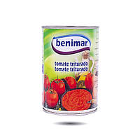 Помидоры измельченные без глютена BENIMAR TOMATE TRITURADO 400г Италия