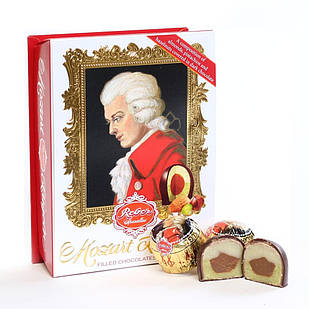 Шоколадні цукерки Reber Mozart Kugeln з марципаном, 120 г.