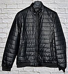 Куртка чоловіча демісезонна кожзам стьобана, р. 48-58 "MOZART" купити недорого від прямого постачальника