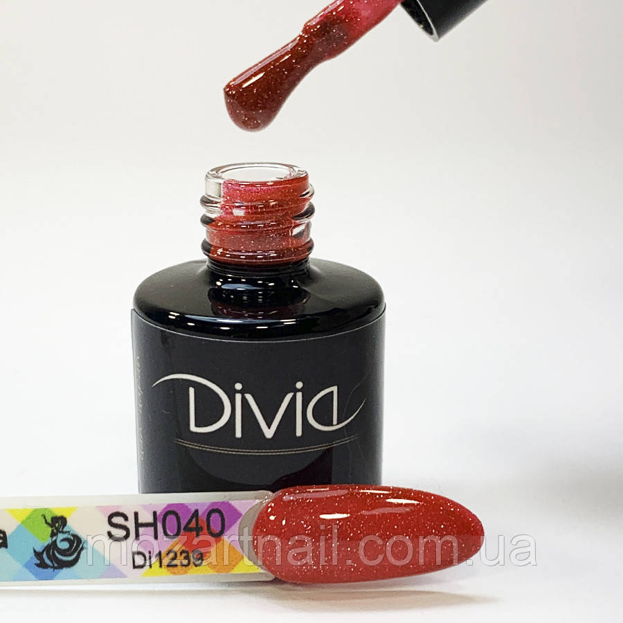 Гель-лак Divia cвітловідбиваючий "Шахерезада" Di1239 (SH040), 8мл