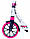 Maraton Decider Двоколісний складний самокат для дівчинки ручне гальмо, амортизаторами та ремінь Рожевий, фото 4
