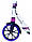 Maraton Decider Двоколісний складний самокат для дівчинки ручне гальмо, амортизаторами та ремінь Фіолетовий, фото 5