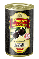 Маслины Maestro de Oliva черные без косточки 420 гр