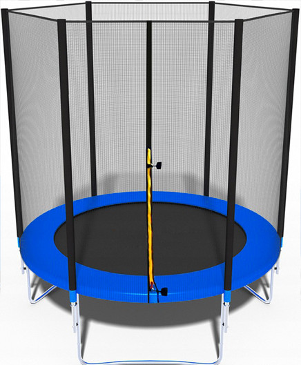 Батут Just Fun 183см Blue зовнішня сітка, фото 1