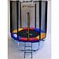 Батут Just Fun 183см Multicolor зовнішня сітка, фото 5
