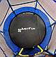 Батут Just Fun 140см Blue, фото 8