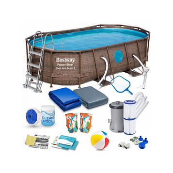 Басейн каркасний Bestway 56714 (427х250х100см) 18 1