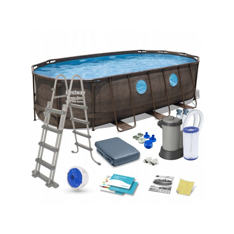 Басейн каркасний Bestway 56716 (549х274х122см) 12 в 1