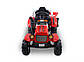 Трактор з причеп на акумулятор Just Drive K3 (червоний), фото 3