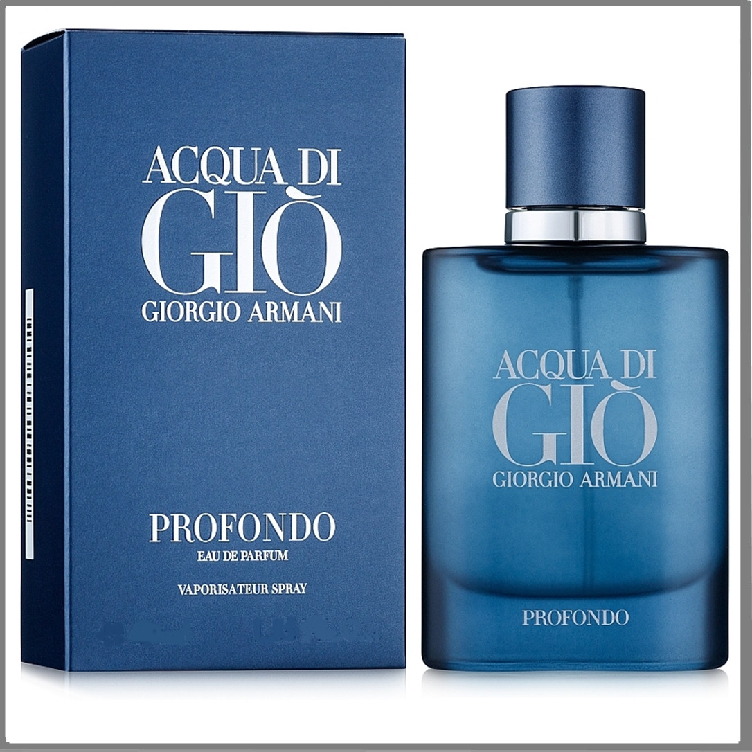 Giorgio Armani Acqua di Gio Profondo парфюмированная вода 100 ml. (Армані Аква ді Джіо Профондо), фото 1