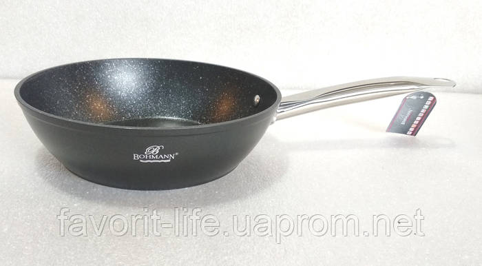 Сковорода глубокая Bohmann BH 1107-24 см MRB, цена 519 грн — Prom.ua  (ID#1574081873)