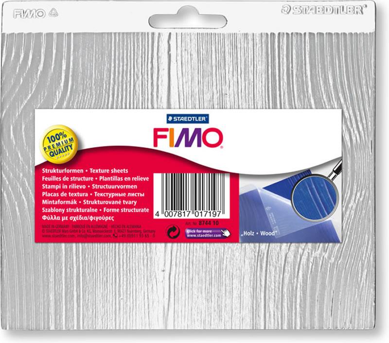 Текстурний лист для поломерної глини Fimo дерево 14х17 см Staedtler, 874410